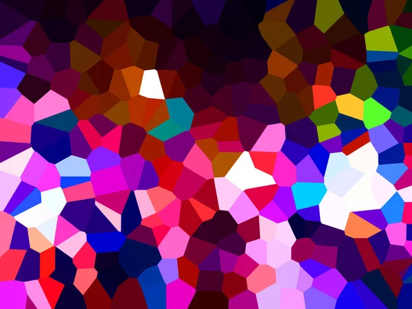 Çeşitli Parlak Renklere Sahip Piksellerin Görüntülenmesi Pikselli Bir Model Biçimi — Stok fotoğraf