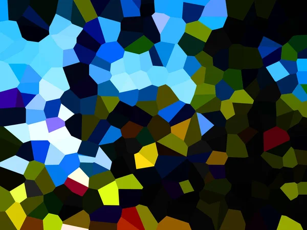 Иллюстрация Шаблона Пикселей Различными Яркими Цветами Создает Пиксельный Стиль Шаблона — стоковое фото