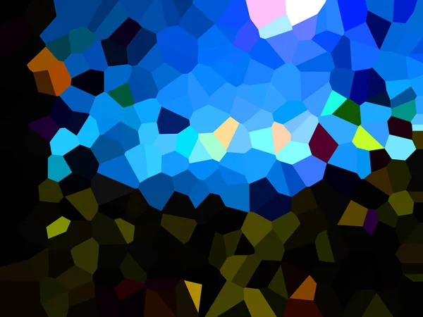 Иллюстрация Шаблона Пикселей Различными Яркими Цветами Создает Пиксельный Стиль Шаблона — стоковое фото
