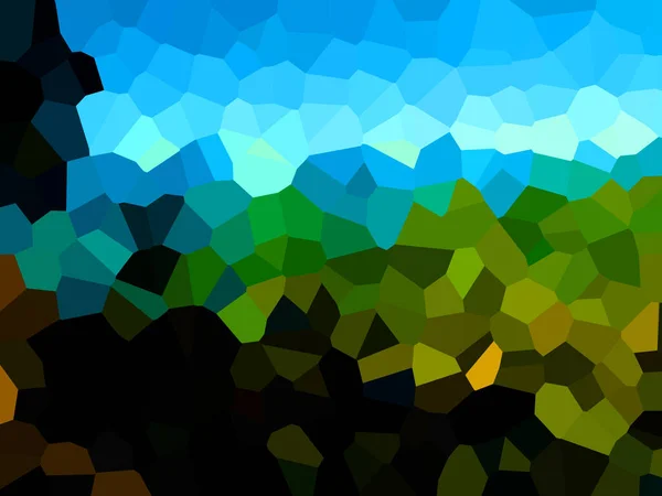 Εικονογράφηση Του Μοτίβου Pixels Διάφορα Φωτεινά Χρώματα Δημιουργεί Ένα Pixelated — Φωτογραφία Αρχείου