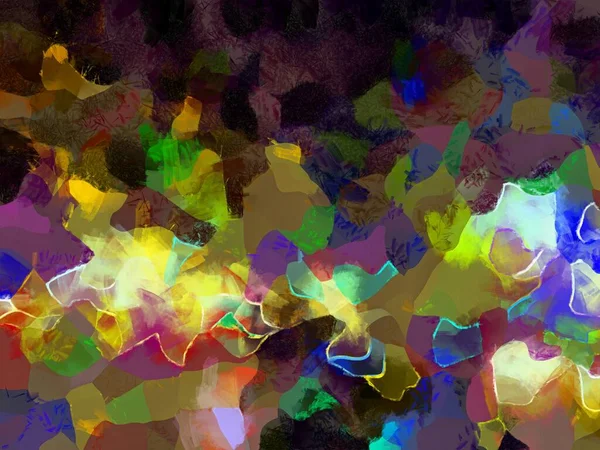 Imagen Fondo Estilo Ilustración Patrón Abstracto Varios Colores Vibrantes Patrón — Foto de Stock