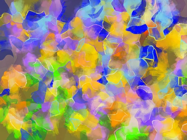 Imagen Fondo Estilo Ilustración Patrón Abstracto Varios Colores Vibrantes Patrón — Foto de Stock