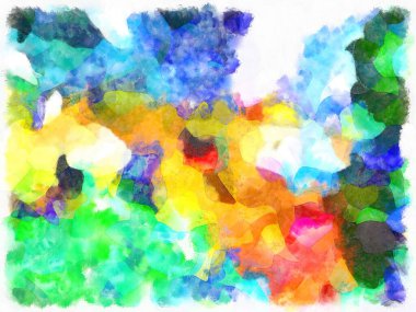 Resim biçimi arkaplan resmi çeşitli renklerde soyut desenler suluboya desen.