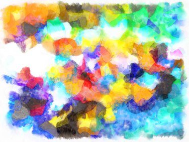 Resim biçimi arkaplan resmi çeşitli renklerde soyut desenler suluboya desen.