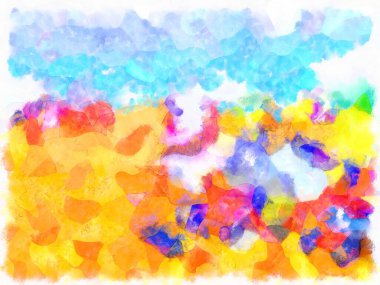 Resim biçimi arkaplan resmi çeşitli renklerde soyut desenler suluboya desen.