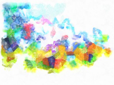 Resim biçimi arkaplan resmi çeşitli renklerde soyut desenler suluboya desen.