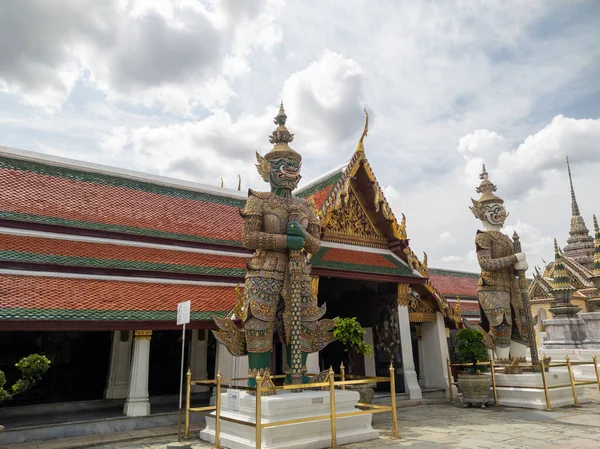 Wat Phra Kaew Templo Del Buda Esmeralda Monumento Tailandia Que —  Fotos de Stock