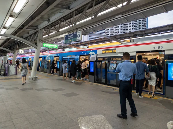 Chong Nonsi Bts Station Bangkok September 2020Bts Station Mitt Bangkoks — Stockfoto