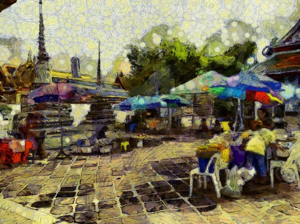 Wat Phra Chetuphon Wat Pho Located Splendid Temple Emerald Buddha — Stock Photo, Image