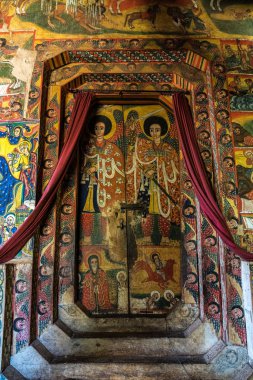 Etiyopya. Zege Gölü Tana yarımadasında. Ura Kidane Mehret Kilisesi.