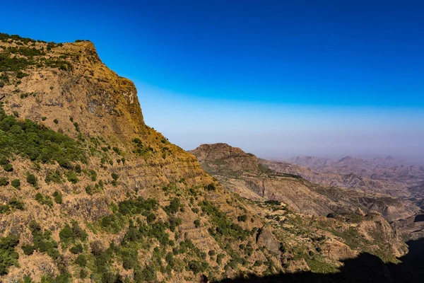 Vista panorámica del Parque Nacional de las Montañas Simien en el norte de Etiopía — Foto de Stock