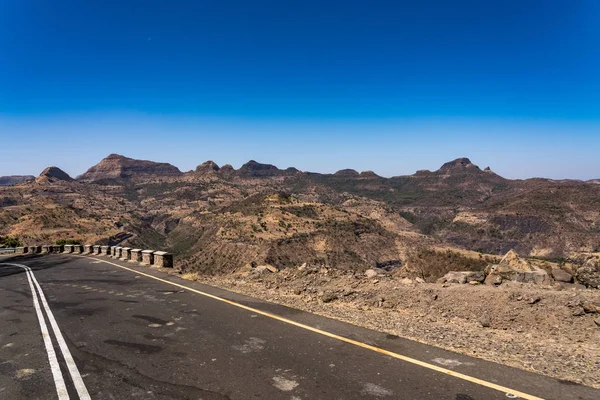 Vista panorámica del Parque Nacional de las Montañas Simien en el norte de Etiopía — Foto de Stock