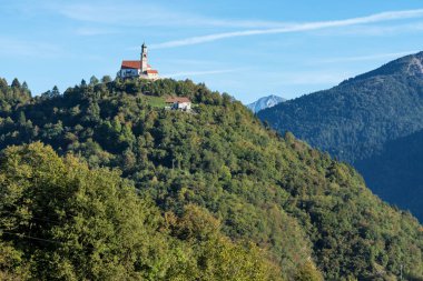 St. Peter'ın annesi Zuglio, Carnia, Friuli, İtalya 11 bucak kilisede