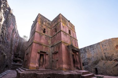 Lalibela, Etiyopya. Ünlü Rock kesme Kilisesi, Saint George - Bete Giyorgis
