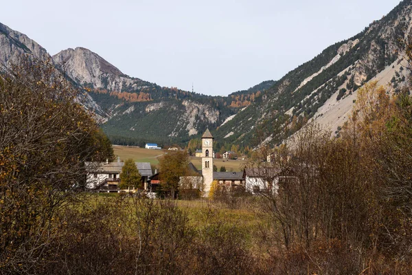 Svizzera Tschierv Comune Della Val Mustair Graubunden Cantone Dei Grigioni — Foto Stock