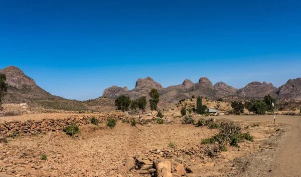 Paisaje Gheralta Tigray Norte Etiopía África Viaje Axum Gheralta — Foto de Stock