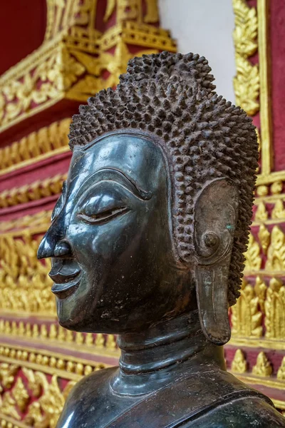 Visitando Haw Phra Kaew Também Escrito Como Prakeo Antigo Templo — Fotografia de Stock