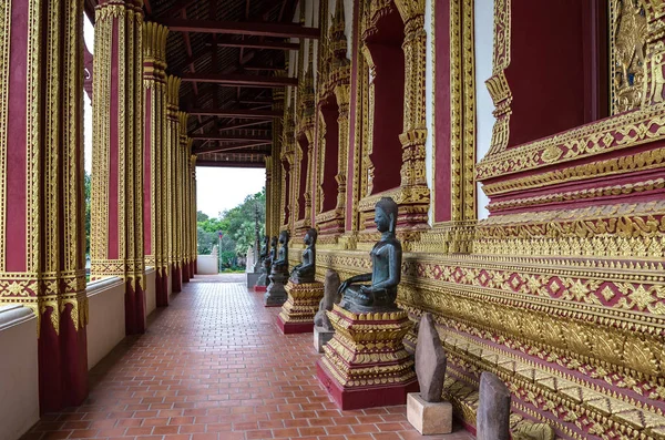 Visiting Haw Phra Kaew Also Written Prakeo Former Temple Vientiane — Stock Photo, Image