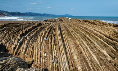 Zumaia - Bask ülke, İspanya Itzurum Flysch