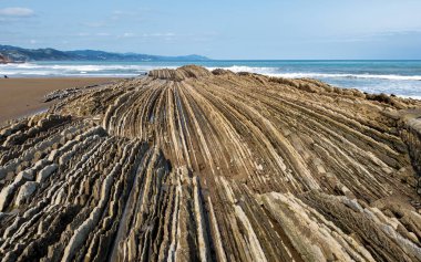 Zumaia - Bask ülke, İspanya Itzurum Flysch