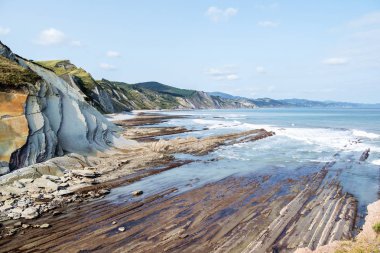 Zumaia - Bask ülke, İspanya Acantilado Flysch
