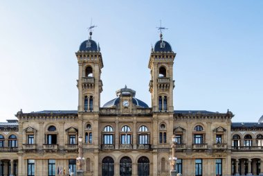 City Hall içinde San Sebastian - Donostia, İspanya.