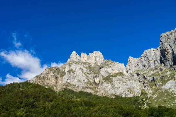 Fuente De en las montañas de Picos de Europa, Cantabria, España —  Fotos de Stock