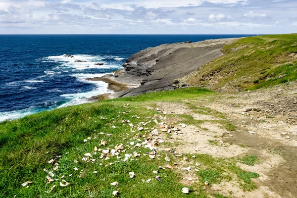 Kilkee Co. Clare, İrlanda içinde kayalıklarla. Yarımadanın batı Clare, İrlanda.