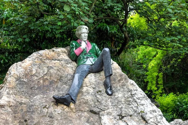 Oscar Wilde anıt Merrion Meydanı Parkı, Dublin, İrlanda