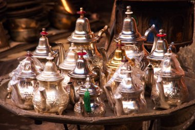 Marakeş, Fas pazarları. Afrika büyük geleneksel pazarı.