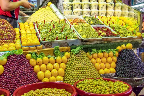 Traditional market in Meknes, Morocco in Africa — Stock Photo, Image