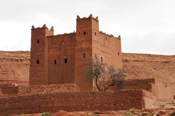 Paisagem do vale de mil kasbahs, Marrocos — Fotografia de Stock