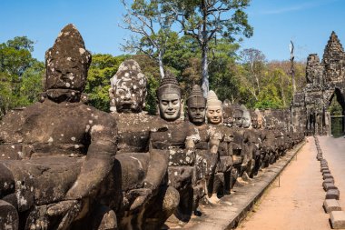 Güney kapısı angkor için thom Kamboçya, Asya