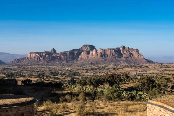 Paisaje en Gheralta en el norte de Etiopía, África — Foto de Stock