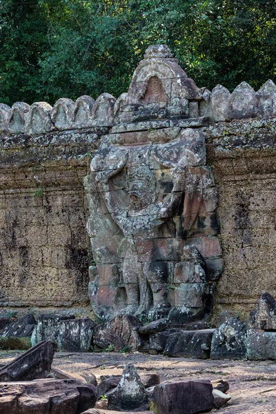 Preah Khan templet i komplexa Angkor Wat i Siem Reap, Kambodja — Stockfoto
