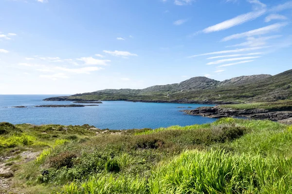 Vista del paisaje en West Kerry, península de Beara en Irlanda — Foto de Stock