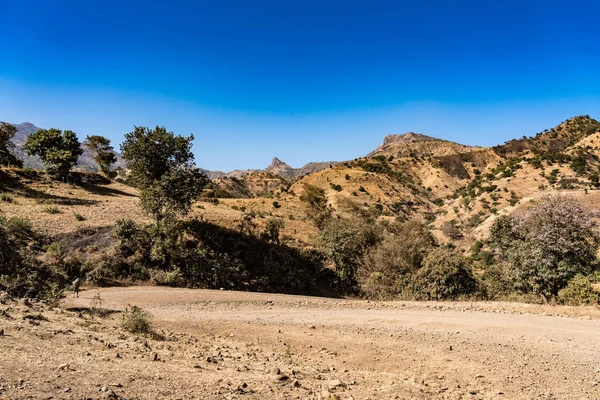 Manzaralı Kuzey Etiyopya Simien Dağları Milli Parkı — Stok fotoğraf