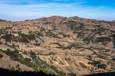 Manzara Lalibela Tigray, Etiyopya, Afrika arasındaki Gheralta