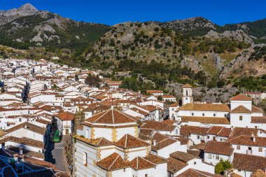 Grazalema, Cadiz eyaletinde beyaz köy, Endülüs, İspanya