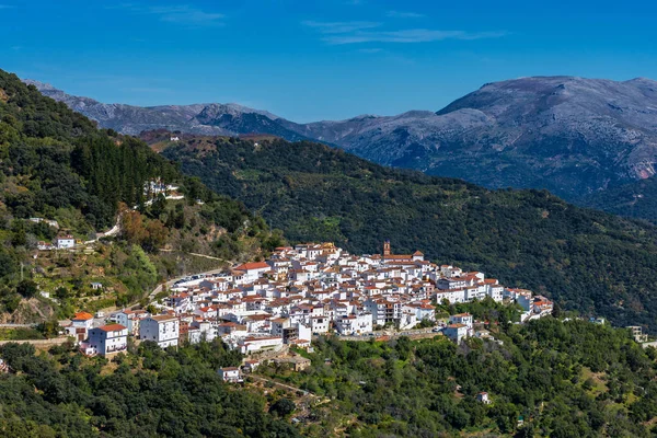 Village andalou blanc, pueblo blanco Algatocin. Province of Malaga, Espagne — Photo