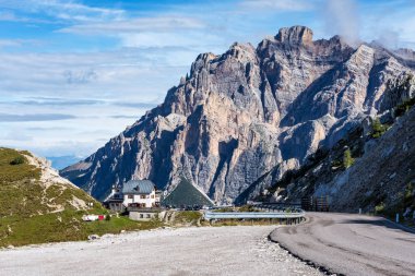Dolomites Dağları, Passo Valparola, Cortina d'Ampezzo, İtalya