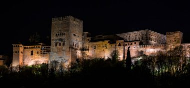 Granada'daki Alhambra Sarayı'nın görünümü, Avrupa'da İspanya