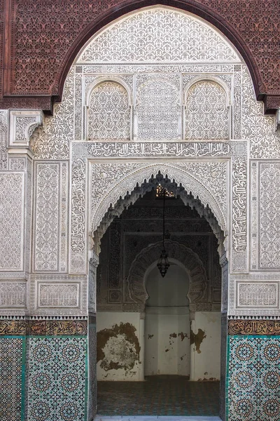 Meknes Fas'ta Ardiles Moulay Ismail Türbesi. — Stok fotoğraf