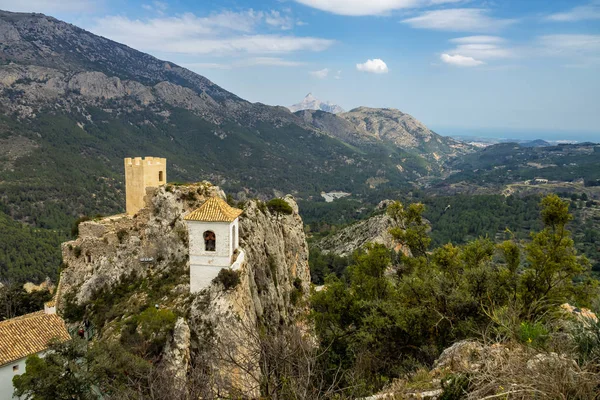 Staden Guadelest i Spanien, provinsen Alicante — Stockfoto