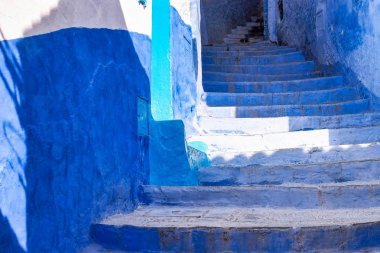Chefchaouen Medine, Fas tonlarında binaları için dikkat çekti