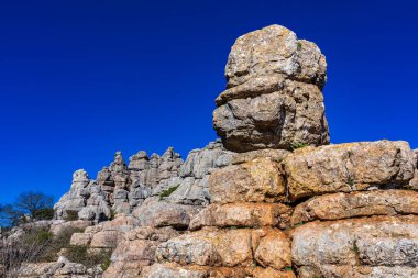 El Torcal de Antequera, Endülüs, İspanya, Antequera yakınlarında, provin