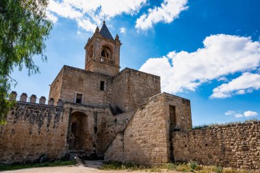 Alcazaba Castle of Antequera eyaleti Malaga. Endülüs, Spai