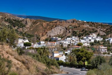 Yator in La Alpujarra Granadina, Sierra Nevada, İspanya.