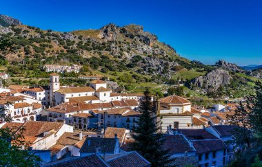 Grazalema, Cadiz eyaletinde beyaz köy, Endülüs, İspanya