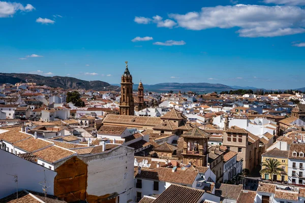 Antequera'daki San Sebastian kilise kulesi, Malaga Eyaleti, Endülüs, İspanya